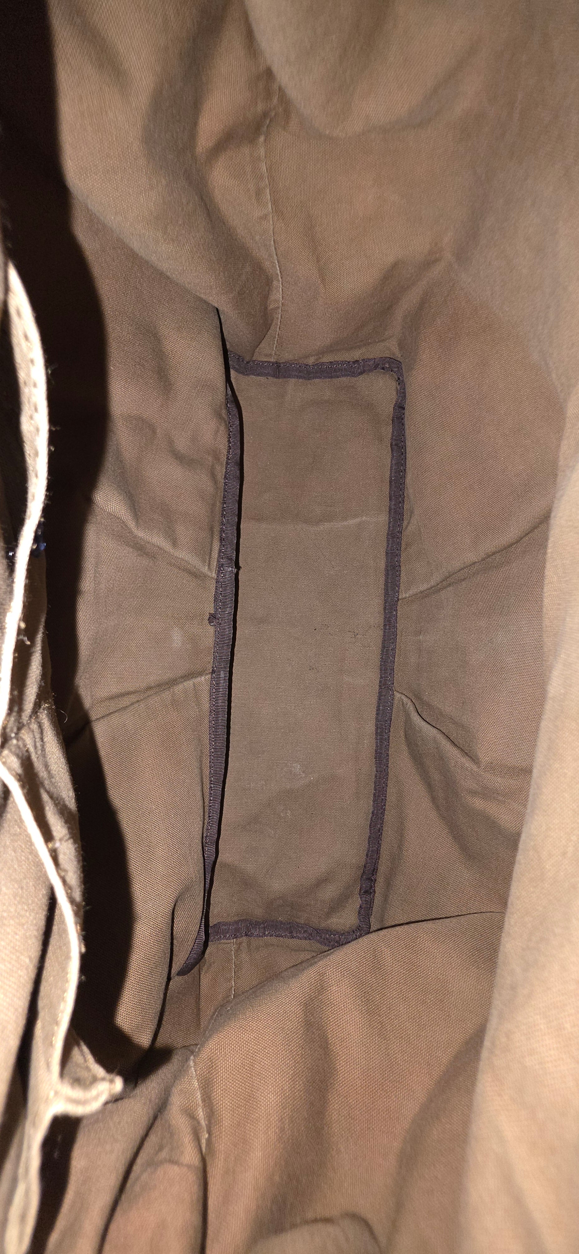 BURBERRY Blue Label Tote Bag Denim Blue Gold Auth bs27143 Golden image 6