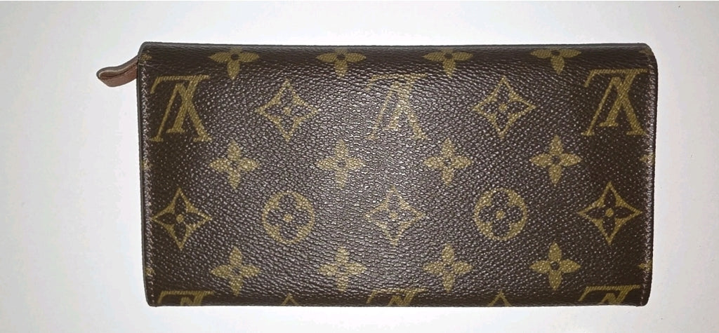Authentic Vintage Louis Vuitton Damier Sarah Long Wallet Signature Monogram image 1