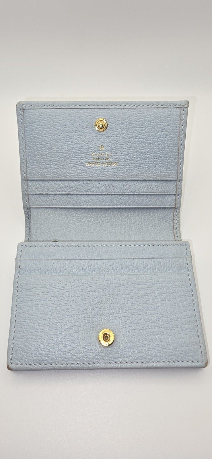 GUCCI Flora Japan Limited Edition Canvas Blue Multi 577350 Women's Wallet image 8