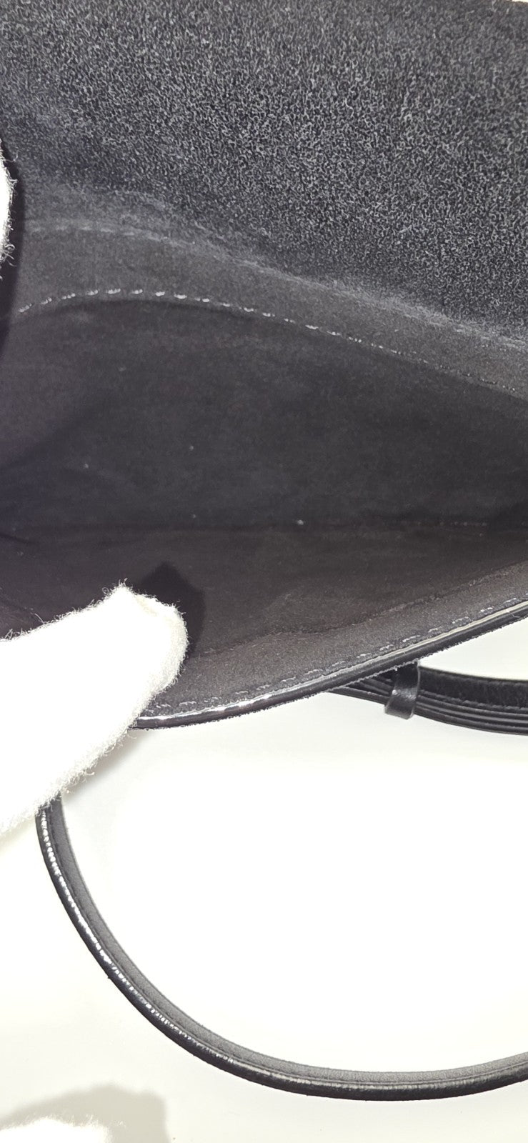 Jimmy Choo Madeline Shoulder Bag Black Suede Star Studded Gold Trim image 5