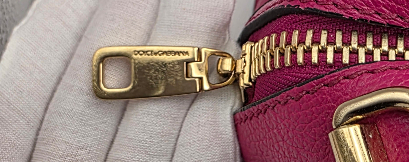 Dolce & Gabbana Isabella Bowling Bag in Fuchsia image 7